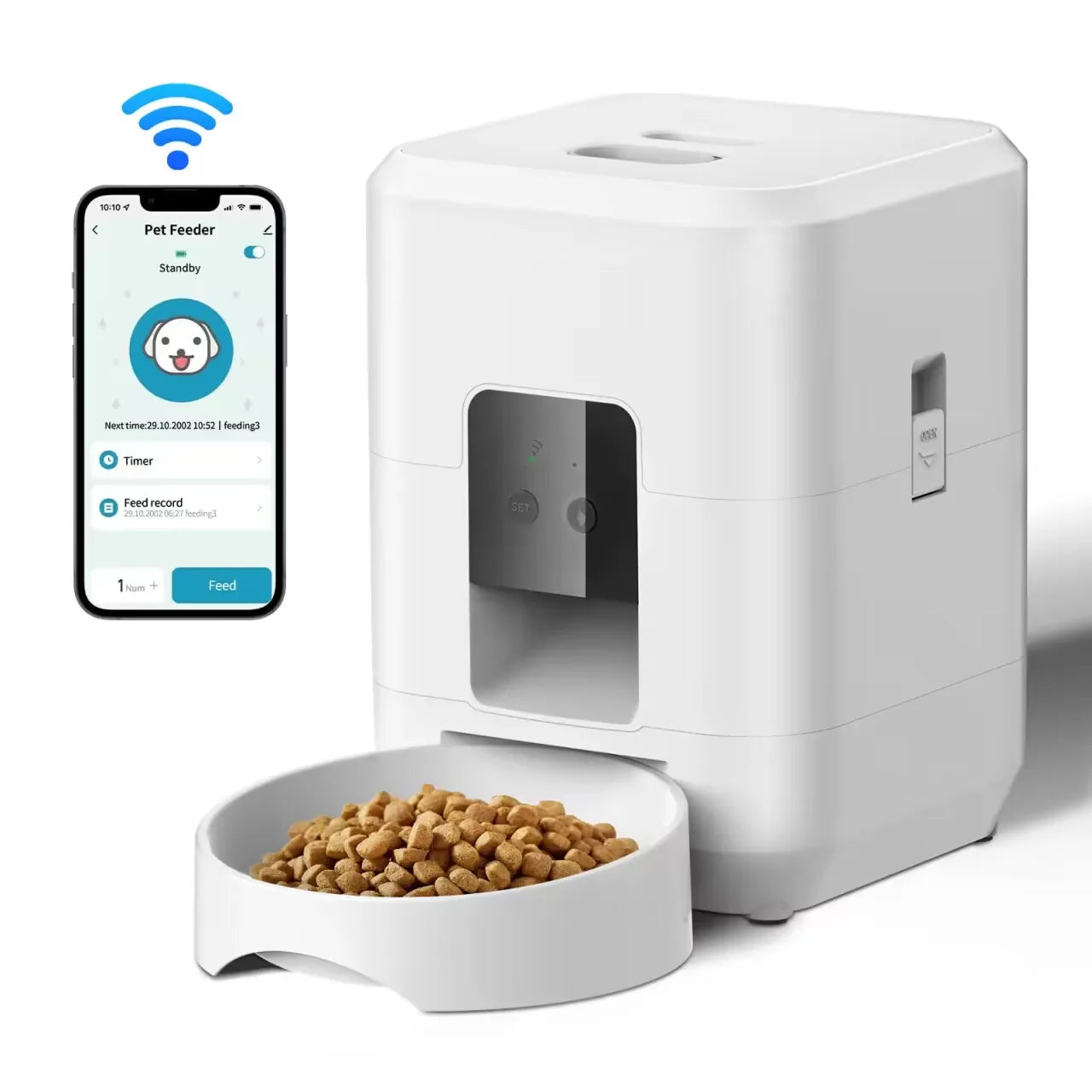 Automatic Smart Feeder-Keeps Your Pet Fed Even When Your're Away.